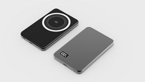 <span class=keywords><strong>Cargador</strong></span> Inalámbrico Magsafered de Alta Capacidad de 5000 mAh y 20 W, Paquete de Batería Magnética 3 en 1 de Aluminio de 15 W para iPhone 17, Apple Watch y Auriculares - Product Image 2