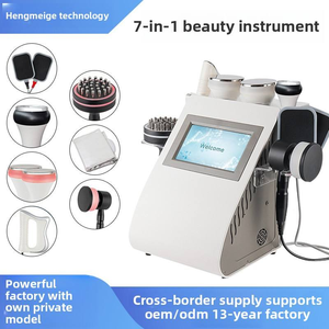 Máquina de belleza adelgazante de escritorio con 7 cabezales para eliminación de grasa retenida, eliminación de celulitis, drenaje linfático y estiramiento de la piel para salón de belleza - Product Image 5