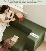 OEM Vakuumkomprimiertes Schwammsofa 1-Sitzer Modulares Ecksofa Luxus Gerades Schlafsofa Wohnzimmer