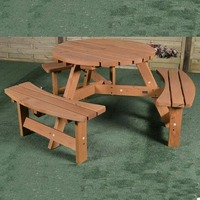 Chaise de pique-nique en bois, siège à 4 ou 6 places, meuble de camping, loisirs d'extérieur, nouveauté