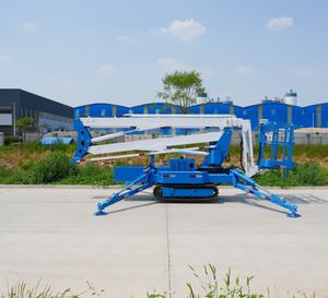 Plate-forme de flèche à chenilles compacte Spider Lift à grande vitesse de 10 à 24m pour les travaux de construction, de <span class=keywords><strong>nettoyage</strong></span> et de réparation - Product Image 5