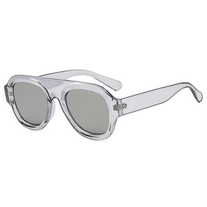 Nouvelles lunettes de soleil tendance de luxe, monture en PC, lunettes de soleil unisexes <span class=keywords><strong>2026</strong></span>, lunettes de soleil de créateur, lunettes de soleil rondes - Product Image 3