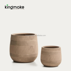 Maceta Decorativa de Cemento para Jardín, de Gran Diámetro, para Plantas Artificiales, Venta al Por Mayor de Fábrica - Product Image 3