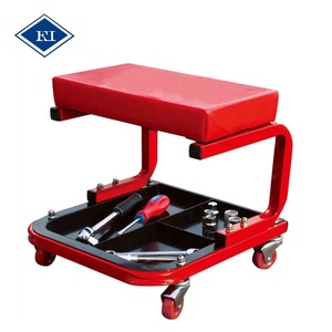 Siège de mécanicien automobile, outil de réparation de garage, cadre en acier, <span class=keywords><strong>mousse</strong></span>, 39x39x12cm - Product Image 1