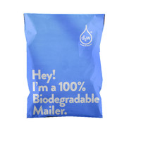 Enveloppe d'expédition en polyéthylène compostable personnalisée avec logo imprimé OEM pour l'emballage de vêtements de marque