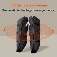 Bottes de massage des pieds à compression d'air avec matériau TPE, 3 niveaux d'intensité et 4 chambres pour la récupération sportive, la circulation et la relaxation