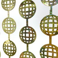Mofa Rideau de porte en plastique durable pour adultes, boule lumineuse disco, décoration pour la rentrée scolaire, fête, carnaval, décorations de fête