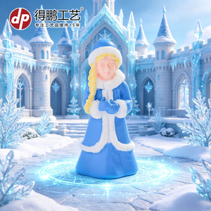 Figura de Resina de Doncella de Nieve, Muñeca Clásica, Decoración de Interiores, Adorno de Escritorio, Regalo de Navidad, Venta al Por Mayor - Product Image 1