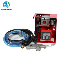 Pompe de transfert de carburant diesel 220V AC avec débitmètre et buse 60L/min 550W pour distributeur de carburant mobile