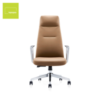 Nouvelles chaises de bureau de direction en cuir PU de style moderne et luxueux, réglables en hauteur, avec dossier haut et appui-tête, pour réunions.