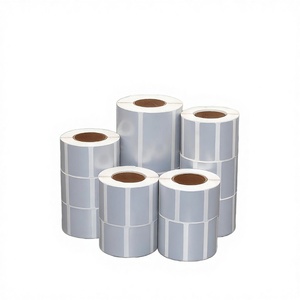 Rollo <span class=keywords><strong>de</strong></span> Etiquetas Térmicas Directas Plateadas <span class=keywords><strong>de</strong></span> 50 mm <span class=keywords><strong>de</strong></span> Ancho, Resistentes al Agua, a los Arañazos y al Desgaste, Personalizables, Material PET, para Supermercados y Tiendas <span class=keywords><strong>de</strong></span> Comestibles - Product Image 2