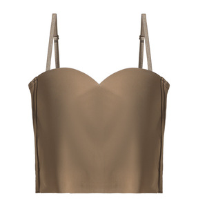 Eisseiden-Träger-Camisole für Damen: Nahtloser, rückenformender BH mit integrierten Polstern – Verhindert Kleiderschrankprobleme - Product Image 5