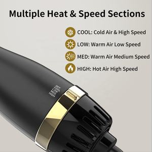 Une étape volumateur électrique séchoir rotatif <span class=keywords><strong>ionique</strong></span> <span class=keywords><strong>brosse</strong></span> à air chaud lisseur peigne sèche-cheveux et Styler - Product Image 3