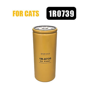 Pièce de moteur 1R0739, filtre à huile moteur, pièce d'excavatrice hydraulique, pièce de moteur d'excavatrice, pièce d'excavatrice Caterpillar 1R0739 - Product Image 1