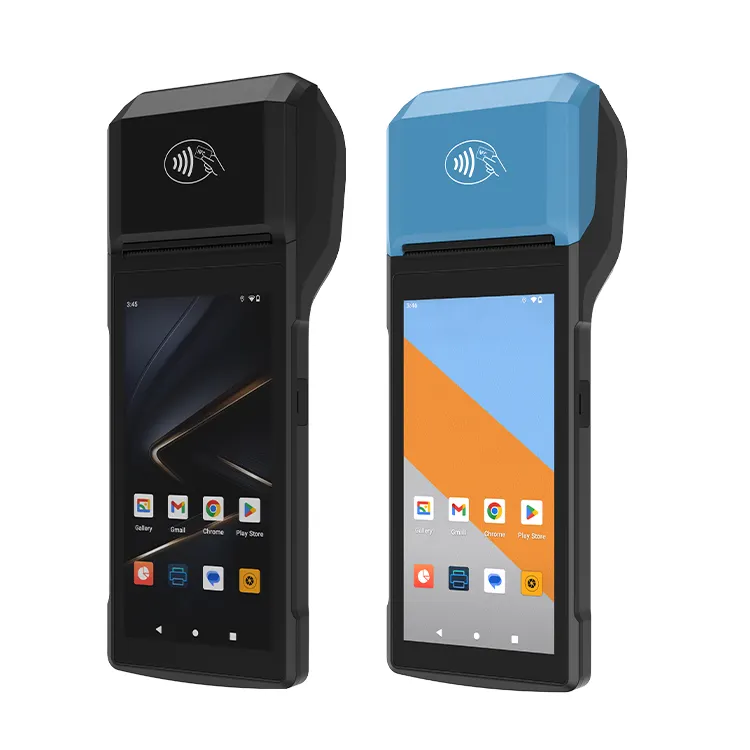 Senraise H5 H10 4G Portable POS Barcode Scanner Système Android 13 Mobile Pos Terminal Machine avec 58mm Thermique Reçu Imprimante