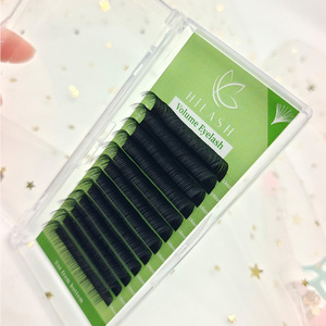 Wimperextensions groothandel professioneel volume matte zwarte cashmere 0.05 0.07 C D J krul wimper trays supplies met aangepast logo - Product Image 4