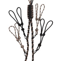 Équipement de chasse en plein air 12 boucles antidérapantes amovibles Paracord canard appel lanière pour prédateur