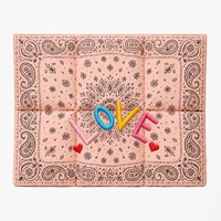 Housse d'ordinateur portable matelassée personnalisée avec broderie de lettres Paisley, fermeture magnétique, pour ordinateur portable de 13, 14, 15,6 et 16 pouces, universelle
