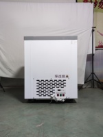 Petit congélateur commercial à glace et gelato à 6 bacs, refroidissement direct, dégivrage automatique, commande numérique, 2 portes pour