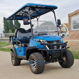Carrito de Golf Personalizado de Cuatro Plazas, Color Azul, Equipado con Motor AC, Apto para Recorridos Turísticos en Campos de Golf, en Venta - Product Image 4