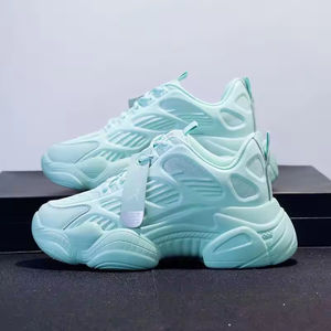 New Breathable Mesh Lace-up Anti-slip Closed <b>Shoes</b> Men Korean Version Versatile Thick-soled Lightweight Sports <b>Casual</b> <b>Shoes</b> - Product Image 3