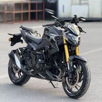 Moto de rue à essence d'occasion Haojue DR300 300CC, moteur haute puissance, accélération fluide, conduite sportive durable, vitesse maximale >80 km/h