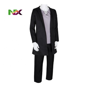 Costume de cosplay de trench-coat d'<span class=keywords><strong>Eren</strong></span> Yeager de l'<span class=keywords><strong>Attaque</strong></span> <span class=keywords><strong>des</strong></span> <span class=keywords><strong>Titans</strong></span>, anime Halloween - Product Image 2