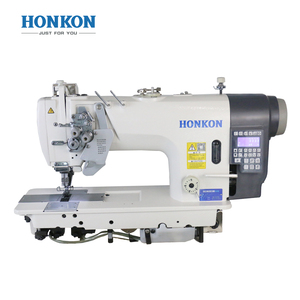 Machine à coudre à double point de surjet HK-8452-D3, entraînement direct, adaptée pour coudre des tissus fins et moyens - Product Image 1
