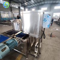 Nieuwe automatische productielijn voor het maken van diepvriesfrieten & aardappelchips, fruit & groente friteuse, 200kg/500kg/1000kg