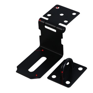Nouvelle serrure antivol en acier inoxydable, loquet pliant à 90 degrés sans clé pour tiroir et porte d'armoire, style moderne et simple - Product Image 4
