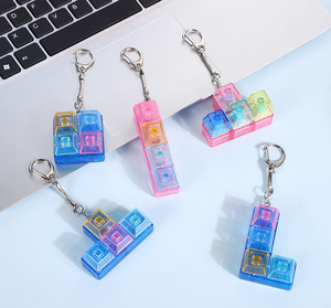 พวงกุญแจคลิกเกอร์ยอดฮิตจากโรงงาน <span class=keywords><strong>ของ</strong></span>เล่นคลายเครียด บรรเทาความวิตกกังวล <span class=keywords><strong>ของ</strong></span>เล่นเสริมประสาทสัมผัส สนุกสนาน สำหรับผู้ใหญ่ - Product Image 6