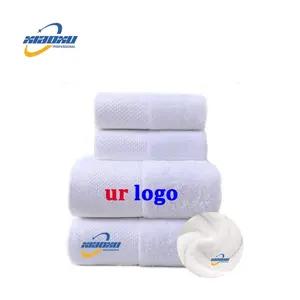 Bath Hotel Embroidery Gym Beauty Hairdresser Home Cotton Spa Towel Salon With Custom Logo