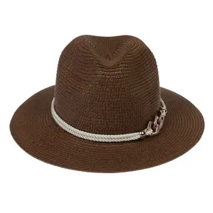 Модные красочные гибкие ушные шляпы с индивидуальным логотипом соломенные шляпы Упакованные