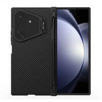 Anti-kras lensbeschermer telefoonhoesje met verborgen standaard schokbestendige bescherming voor Samsung Galaxy Z Fold 8 Ultra