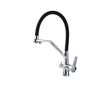 <span class=keywords><strong>Miscelatore</strong></span> <span class=keywords><strong>Acqua</strong></span> Calda e Fredda con Rotazione a 360°, Rubinetto da <span class=keywords><strong>Cucina</strong></span> in Acciaio Inox con Valvola in Ceramica e Filtro Purificatore d'<span class=keywords><strong>Acqua</strong></span> - Product Image 1