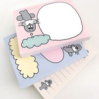 Nouveau design OEM personnalisé de carnet de notes à feuilles mobiles mignon bloc-notes bloc-notes en papier bloc-notes autocollant bloc-notes personnalisé