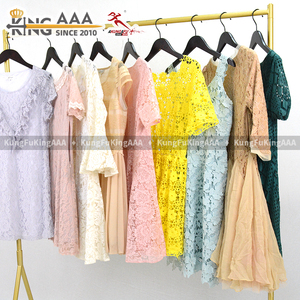 Robes Courtes en Coton Vintage pour Femmes KingAAA, Couleurs Assorties, Vêtements d'Occasion en Gros, Robes de Plage d'Été en Gros - Product Image 5