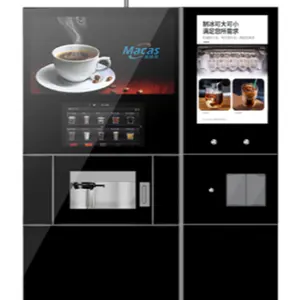 Macas Automatic Intelligent coffee Vending Machine Electrostatic ice maker Technical Parts for ice latter ice coffee Espresso go