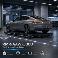 Robot de stationnement automobile à empattement télescopique, véhicule autonome de relocalisation AGV pour système de garage stéréo
