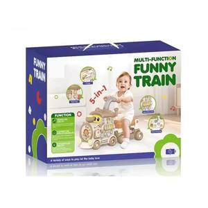 Marche-bébé Montessori pour tout-petits - Jouet sensoriel d'apprentissage précoce pour bébés avec engrenage rotatif et lance-roquettes - Product Image 6