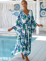 Kimono de plage en gros pour femmes, magnifiques tuniques à imprimé animal, robe de spa et de plage, kimono pour couvrir les maillots de bain