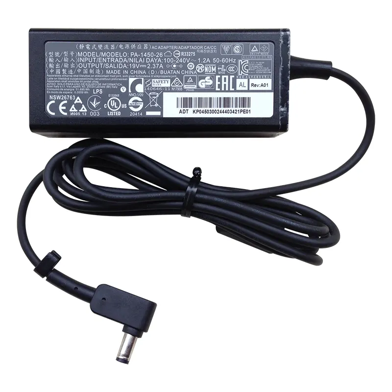 Genuine Laptop Charger 19V 2.37A For Acer Laptop AC Adapter 19V 2.37A 45W 5.5*1.7 mm PA-1450-26 Adapter For Notebook