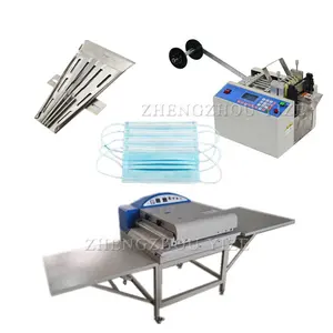 Ultrasonic fabric mask bonding machine continuous pneumatic garment collar mask fusing press machine fusing interlining machine