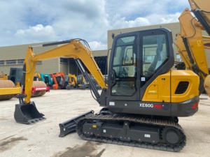 Excavatrice sur chenilles d'occasion XE60G PRO, économique, petite pelle de 6 tonnes pratique pour les travaux sur sites ruraux et la construction de canaux d'irrigation - Product Image 2