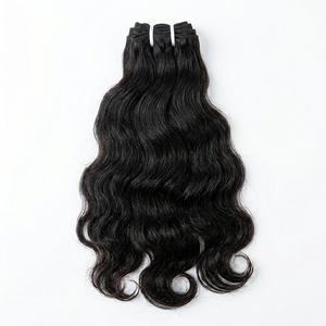 Cabello Indio Remy Virgen con Cutícula Alineada al por Mayor de Tamil Nadu, 100g, Trama Doble a Máquina - Product Image 1