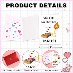 บัตรของขวัญวันเกิดตลกสำหรับผู้ชายผู้หญิงรักการ์ดครบรอบสำหรับสามี<span class=keywords><strong>แฟน</strong></span> - Product Image 2