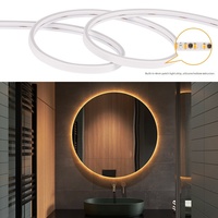 Bande LED latérale en silicone 0306, 24V 10W, couleur unique, CRI 90, ultra-étroite, pour éclairage encastré de placard et armoire