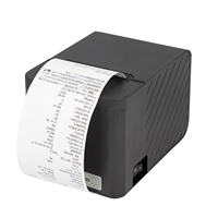 Impresora Térmica de Recibos de 80 mm, Comercial, para Punto de Venta, con Cortador Automático, Conexión USB, 203 dpi, para Restaurantes, Impresión de Códigos de Barras, Inventario, Caja