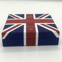 Individuelle Hochzeits-Schokoladen-Geschenkbox aus stabilem Karton, 2-teilig, für Trüffel und Pralinen, mit Logo