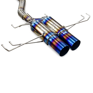 Sistema de Escape de Titanio Azul Quemado de Alto Rendimiento y Peso Ligero para Honda Civic Type-R FL5 2.0 Turbo K20C1 2022-2025 - Product Image 5